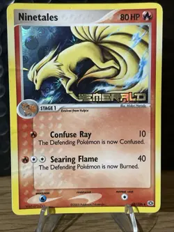 Pokemon TCG Ninetales EX Emerald 38/106 Reverse Holo - Image 1