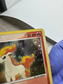 2004 Pokemon EX Fire Red & Leaf Green Ponyta-Reverse Foil #76/112 LP - Image 3