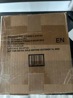 pokemon virizion v Collection Box Case Of 6 Boxes New Sealed - Image 1