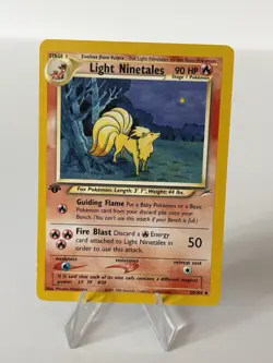 Light Ninetales 1st Edition Neo Destiny 90 HP Stage 1 Uncommon Pokemon 50/105 - Image 2