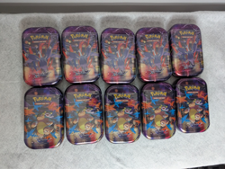 Pokemon TCG: Mega Evolution Heroes Mini Tins - Lot of 10x Sealed - Image 2