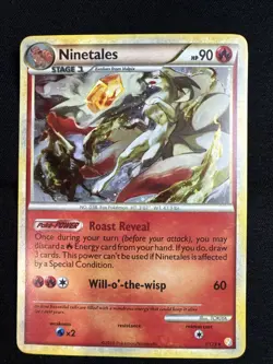 Pokemon TCG Ninetales 7/123 2010 Holo Rare HeartGold SoulSilver - Image 1