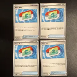 4x Pokemon TCG Perfect Order Pokepad Trainer 81/88 Poke Pad - Image 1