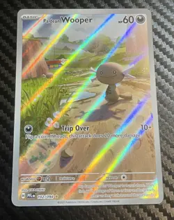 Pokemon TCG Paldean Wooper 102/094 Phantasmal Flames Illustration Rare Near Mint - Image 1