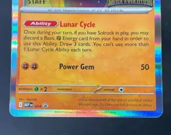 Lunatone Pokemon Mega Evolution Staff Promo #004 - Image 4