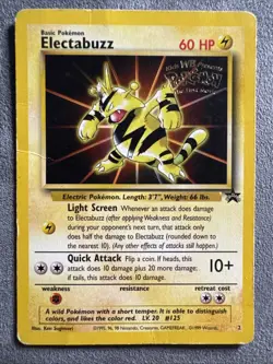 Pokemon ELECTABUZZ #2 - WB MOVIE PROMO 1999 - Image 1