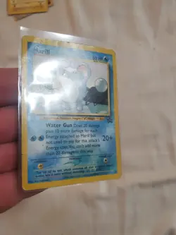 DAMAGED Marill 29/53 - WOTC Black Star Promo - 2000 Vintage Pokemon - Image 2
