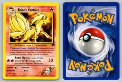 Blaine's Ninetales - Gym Challenge - Rare - 21/132 - Pokemon - NM - Image 1
