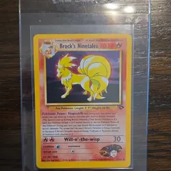 Pokemon Brock's Ninetales 3/132 Gym Challenge Holo Rare 2000 70 HP - Image 1