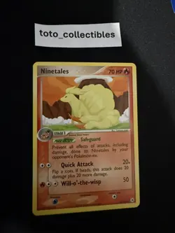 Pokemon TCG Ninetales Hidden Legends 22/101 Regular Rare LP-NM - Image 1