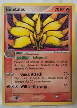 2007 Pokemon EX Power Keepers Ninetales #19/108 - Image 1