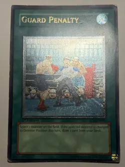 Guard Penalty - EOJ-EN045 - Enemy of Justice - Ultimate Rare - 1st Edition LP/MP - Image 1