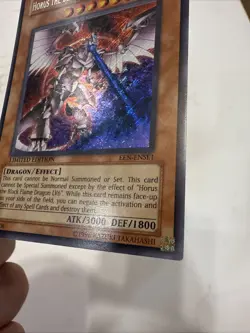 Horus The Black Flame Dragon LV8 - EEN-ENSE1 - Secret Rare - Limited Ed. - LP - Image 5