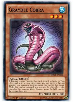Graydle Cobra - DOCS-EN034 - Common - 1st Edition - Lightly Played - Image 1