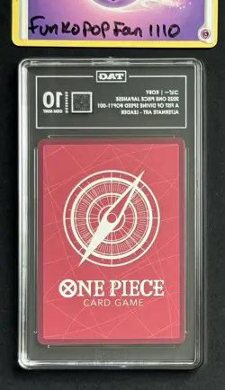 TAG 10 Gem Mint Koby Leader Alternate Art OP11-001 ONE PIECE Card Japanese - Image 2