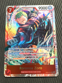 ONE PIECE Adventure on Kami's Island - RORONOA ZORO SR #EB04-007 ENGLISH CCG - Image 1