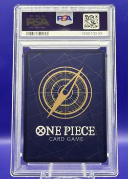 One Piece Demon Aura Nine Sword Style Dead Man's Game Alt Art OP12-037 PSA 10 - Image 2