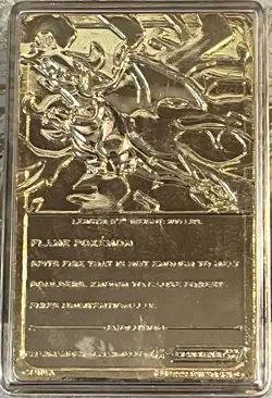 Pokemon 1999 Burger King 23K Gold Plated CHARIZARD #06 Card 2.75" x 1.75" w/ BOX - Image 4
