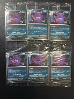 6 X Gengar 050/088 - EB Games French SEALED Pokemon Promo Card Ectoplasma - Image 1