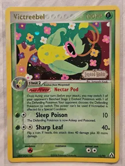 Pokemon Card - Victreebel Holo Legend Maker 13/92 Rare Reverse Holo Stamped - Image 1