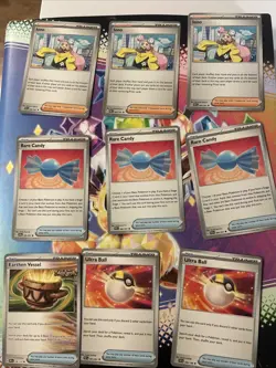Pokemon TCG 9 Non Holo Supporter Card Lot For Playing - Image 1