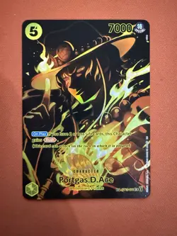 Portgas D. Ace Legacy of the Master One Piece Card SR/SP OP12 ST13-011 - Image 1