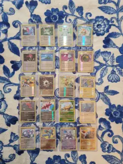 20 Pokemon Card Lot Reverse Holos Early Nintendo Era Cards - Image 1