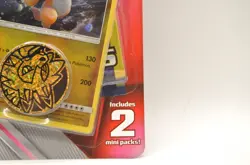 Pokemon 2019 - Sun And Moon Blister - (2) 3 Card Mini Booster Pack Coin - Image 3