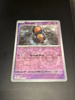 2025 Pokemon TCG Yamask 039 S&V White Flare Reverse Holo Card NM+ - Image 2