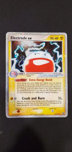Electrode ex 107/112 Holo EX Fire Red Leaf Green 2004 Pokemon TCG Card 107 - Image 1