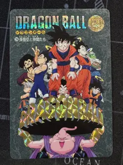 DRAGON BALL Z Visual Adventure Card Son Goku BANDAI 1995 DBZ 256 carddass - Image 1