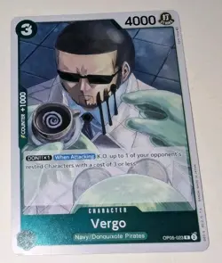 Vergo OP05-023 R One Piece CCG Awakening Of The New Era Card Holo Foil - Image 1