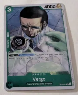 Vergo OP05-023 R One Piece CCG Awakening Of The New Era Card Holo Foil - Image 2