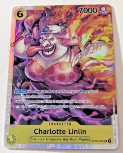 One Piece TCG Charlotte Linlin ST20-005 SR English Trading Card TCG - Image 1