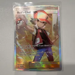 2019 Pokemon SM Unbroken Bonds Red's Challenge Full Art #213/214 - Image 1