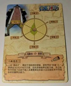 MARSHALL D. TEACH R One Piece Anime TCG CCG Anime Trading Card HZ01026 RARE - Image 3