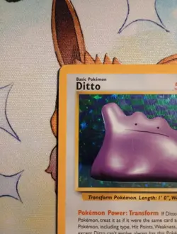 Pokemon TCG Ditto Fossil, Holo Unlimited Rare Card 3/62 - Image 5