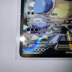 Pokemon TCG Blastoise EX XY122 Full Art Holo Black Star Promo LP - Image 5