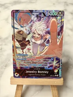 One Piece TCG OP15 -EB04 Jewelry Bonney Leader Alt Art EB04-001 NM - Image 1