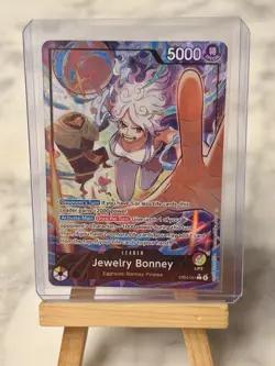 One Piece TCG OP15 -EB04 Jewelry Bonney Leader Alt Art EB04-001 NM - Image 3