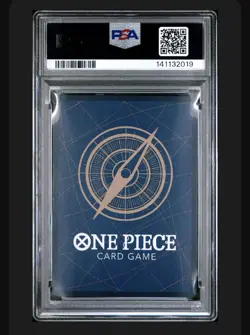 2025 ONE PIECE OP 12 EN DEAD MAN'S GAME ALTERNATE ART PSA 10 GEM MINT - Image 2
