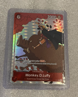 Monkey D. Luffy Holo Alt Art Rare One Piece TCG Gift Collection 2023 P-001 NM/M - Image 1