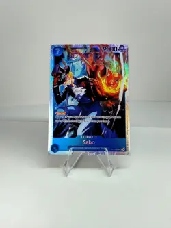 SABO (OP15-046) SR - ADVENTURE ON KAMI'S ISLAND FOIL - ONE PIECE TCG - Image 1