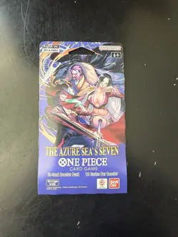 LOT OF 10 One Piece TCG OP-14 Azure Sea's Seven Sleeved Booster Packs English - Image 1