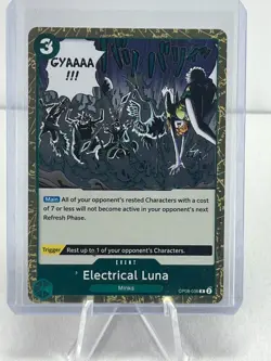 One Piece Electrical Luna Green Rare Event OP08-036 - Image 1