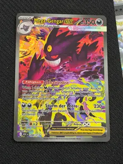 Pokemon Erhabene Helden Mega Gengar ex 284/217 Near Mint deutsch - Image 2