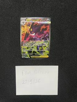 Mega Gengar Ex 284/217 SIR Ascended Heroes Pokemon TCG - Pack Fresh - Image 1