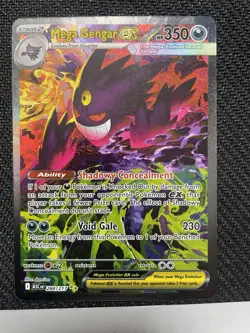 Mega Gengar Ex 284/217 SIR Ascended Heroes Pokemon TCG - Pack Fresh - Image 2