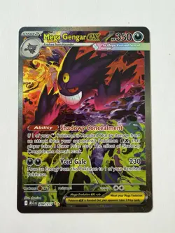 Mega Gengar ex Ascended Heroes 284/217 SIR Special Illustration Rare Pokemon - Image 1