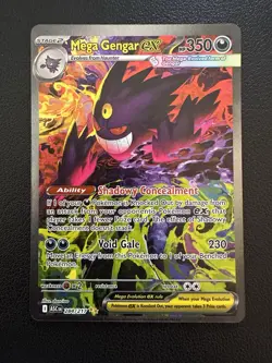 Mega Gengar EX 284/217 SIR Special Illustration Rare Pokemon Ascended Heroes UK - Image 1